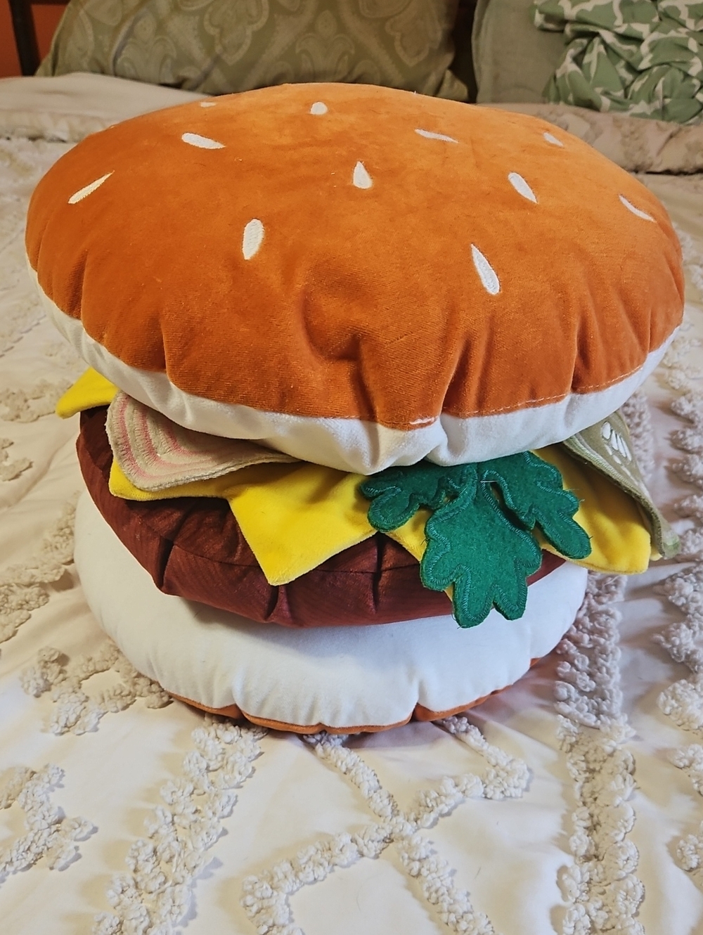 Burger Decorative Pillow From Michaels Sold Out Online